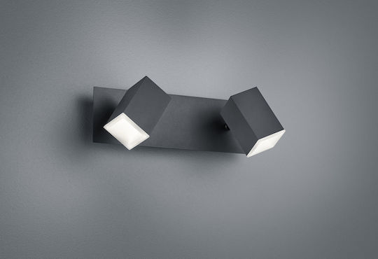 Trio Lighting Lagos Double LED Spot in Black Color