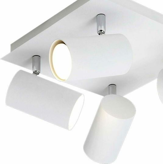 Trio Lighting Marley Σποτ με 4 Φώτα και με Ντουί GU10