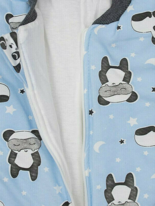 Kamtex Baby Χειμερινός Υπνόσακος με Πόδια Panda Σιέλ