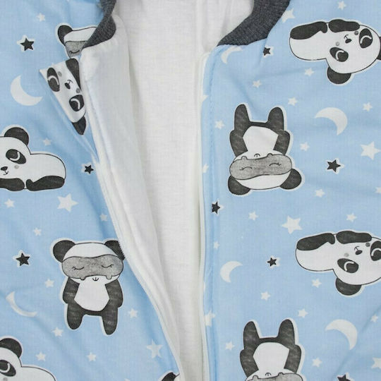 Kamtex Baby Iarna Sac de dormit cu picioare Panda Ciell
