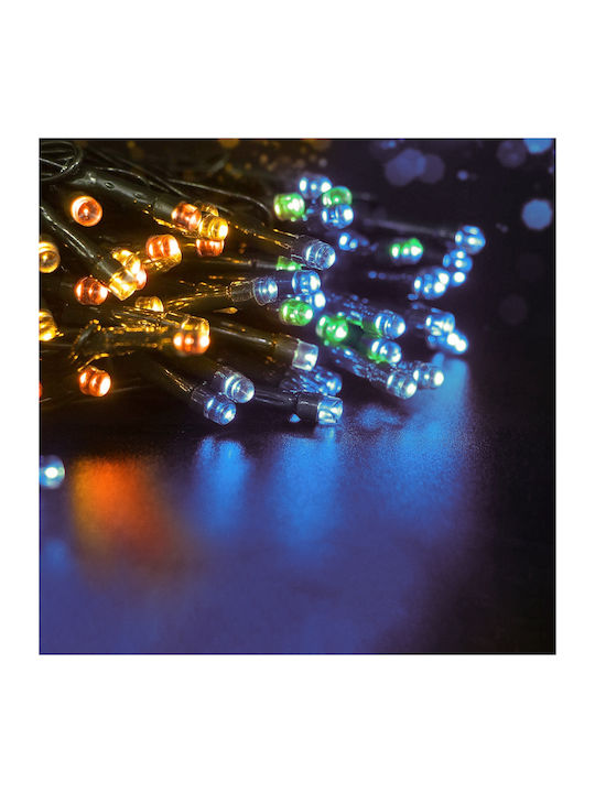 100 Lights LED 10m. Battery in String 1pcs