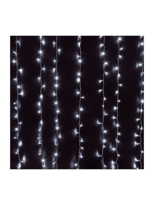300 Lights LED 3m. x 300cm Cold White type Curtain 1pcs