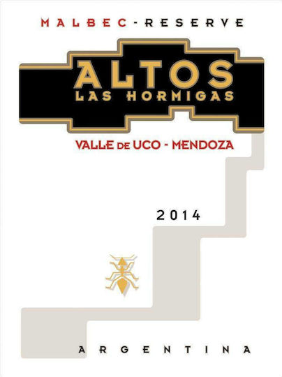 Altos Las Hormigas Κρασί Reserve Uco Malbec Ερυθρό Ξηρό 750ml