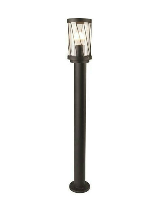 Eurolamp Lamp Small Post Outdoor IP44 for Socket E27 Black