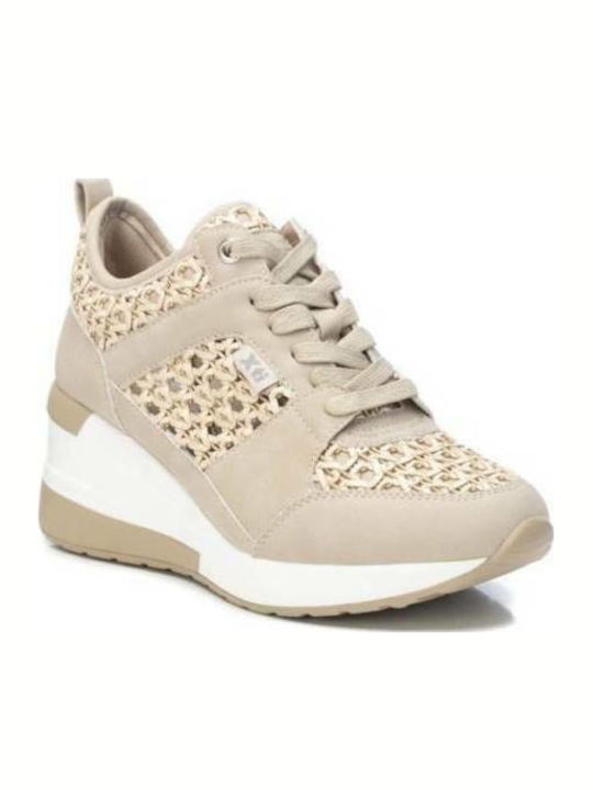 Xti Damen Sneakers Beige