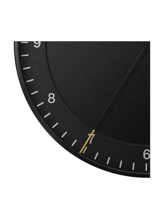 Braun BC 07 B-DCF Ρολόι Τοίχου Μεταλλικό Μαύρο Ø30cm