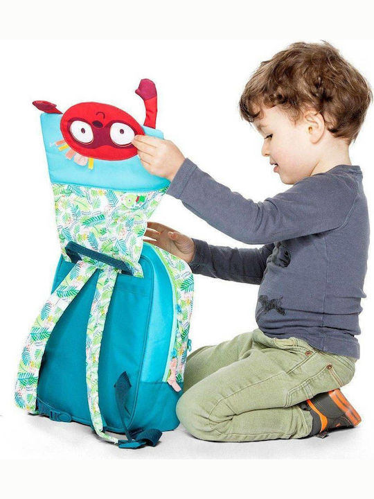 Lilliputiens Georges Schulranzen Rucksack Kindergarten Hellblaue 26 x 10 x 32cm