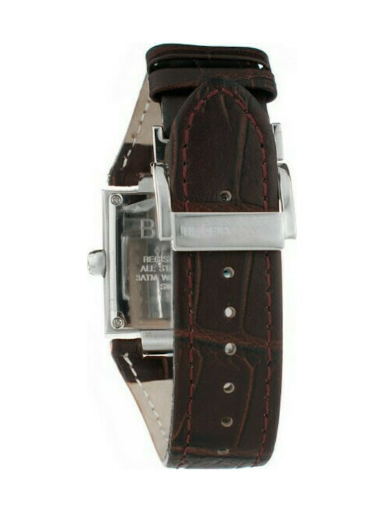 Laura Biagiotti Watch Battery with Brown Leather Strap LB0034M-04