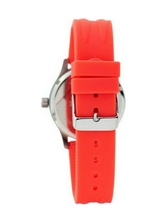 Pertegaz Watch with Red Rubber Strap