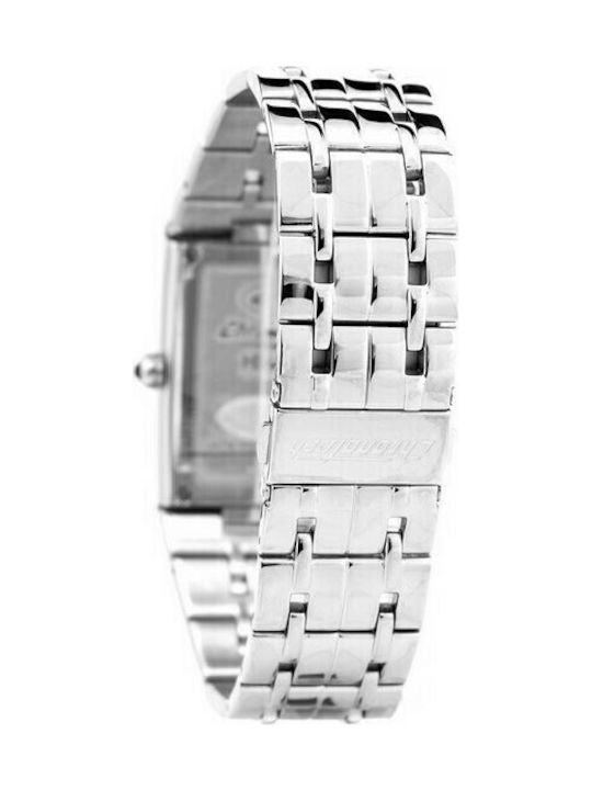 Chronotech Uhr Batterie mit Silber Metallarmband CT7017M-07M