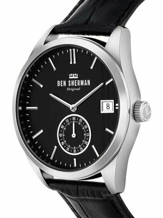 Ben Sherman Spitafields Heritage Watch Battery with Leather Strap