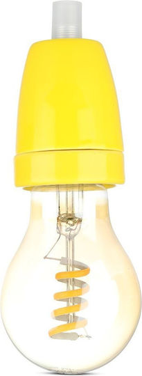 V-TAC VT-799 Socket Extension for Socket E27 in Yellow color Set 1pcs 3801