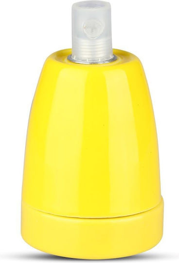 V-TAC VT-799 Socket Extension for Socket E27 in Yellow color Set 1pcs 3801