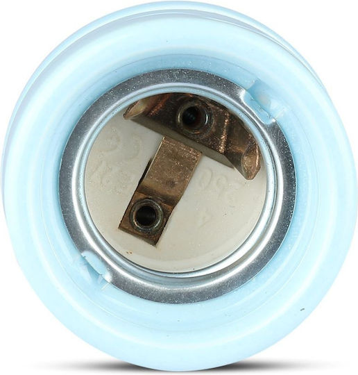 V-TAC VT-799 Steckdosenverlängerung für Steckdose E27 in Blau Farbe Set 1Stück 3798