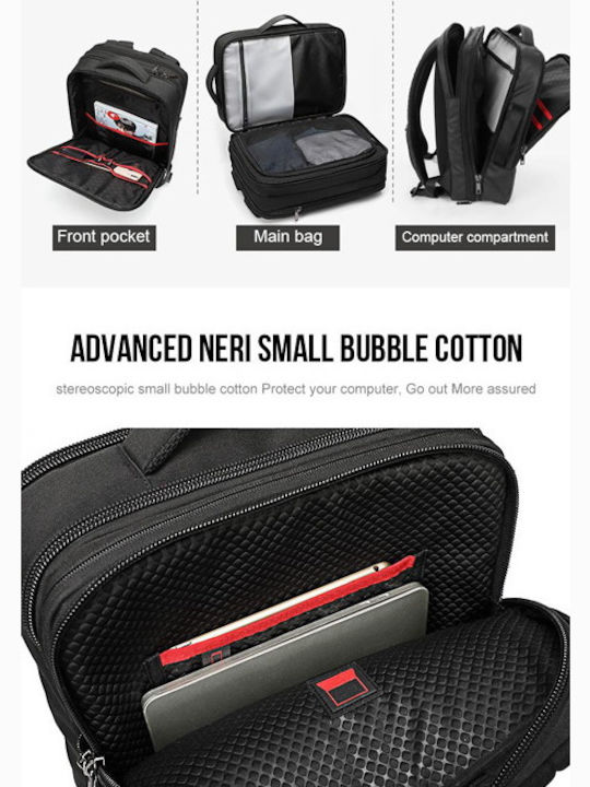 Arctic Hunter B00345 Impermeabila Geantă Rucsacuri pentru laptop 15.6" în culoarea Negru