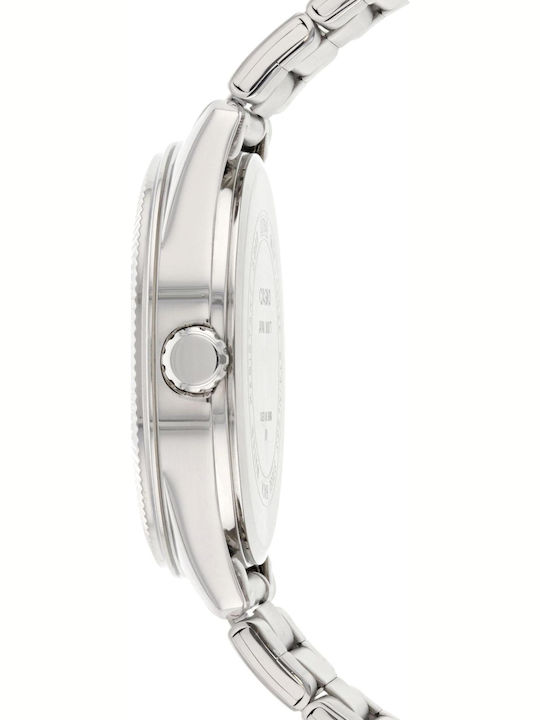 Casio Men's Watch 38.5mm Battery with Silver Metal Bracelet