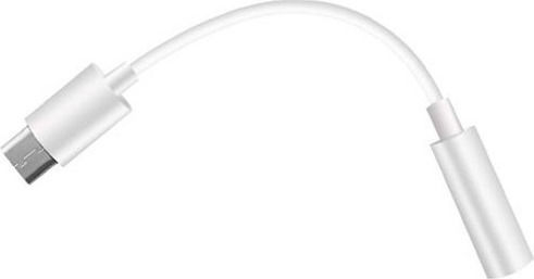 Devia Convertor USB-C Masculin În 3.5mm Feminin Alb 1 Bucată JH-022