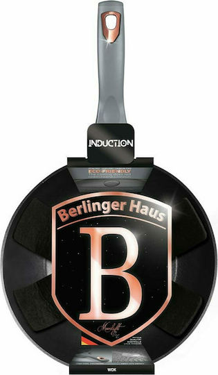 Berlinger Haus Moonlight Collection Уок от Алуминий с Каменно Покритие 28см