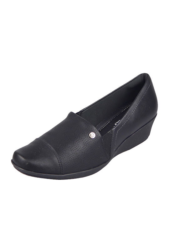 Piccadilly 143156-4 Women's Moccasins in Black Color