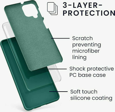 KWmobile Rubber Back Cover Σιλικόνης Turquoise Green (Galaxy A22 4G)