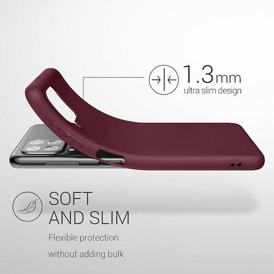 KWmobile Back Cover Σιλικόνης Tawny Red (Galaxy A22 4G)