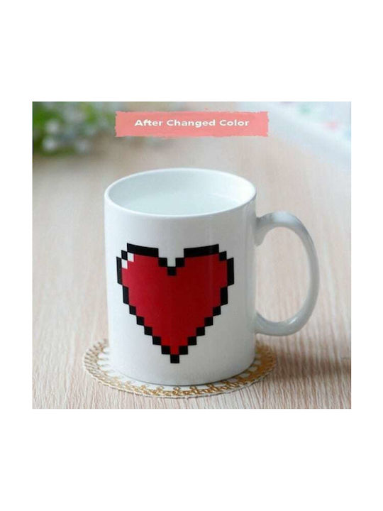 Kikkerland that Changes Color Heat Change Mug Ceramic White