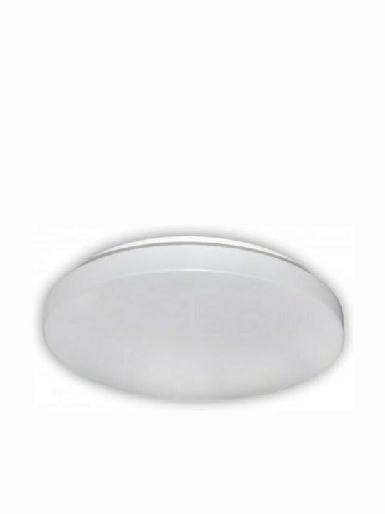 Adeleq Round Outdoor LED Panel 24W with Natural White Light Diameter 34cm