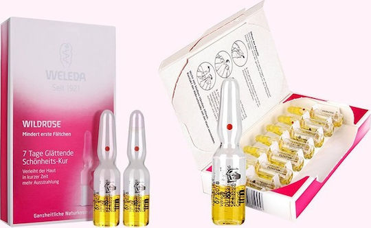 Weleda Wild Rose Αντιγηραντικό Serum Προσώπου 7x0.8ml