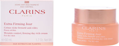 Clarins Extra-Firming Αnti-aging , Moisturizing & Firming Day Cream Suitable for Dry Skin 50ml