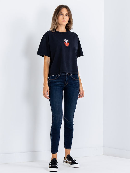 Heart Explosion Γυναικείο T-shirt Μαύρο