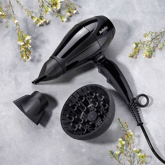 Babyliss Compact Pro Επαγγελματικό Πιστολάκι Μαλλιών με Φυσούνα 2400W Black