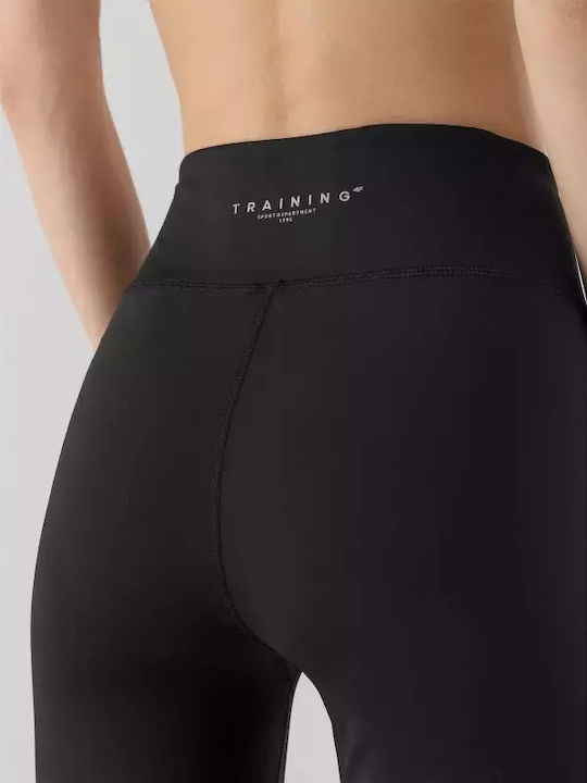 Functional Running Γυναικείο Cropped Κολάν Ψηλόμεσο Μαύρο