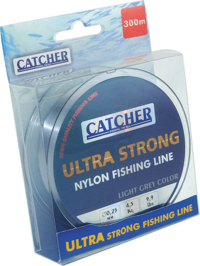 Catcher Πετονιά Ψαρέματος Γκρι 300m / 0.28mm / 4.5kg