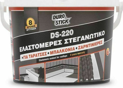 Durostick DS-220 Ελαστομερές Ακρυλικό Επαλειφόμενο Στεγανωτικό 5kg Λευκό