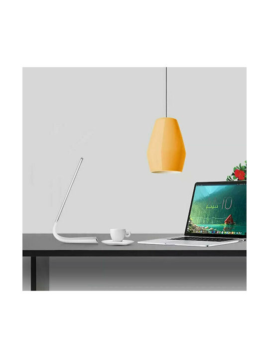 V-TAC VT-1037 Επαναφορτιζόμενο LED Φωτιστικό Γραφείου Αναδιπλούμενο σε Λευκό Χρώμα
