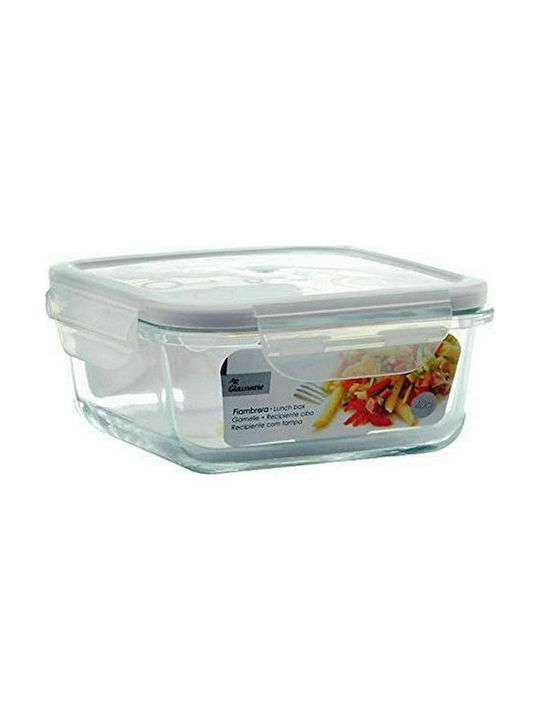 Lunch Box Glass Transparent 400ml 1pcs