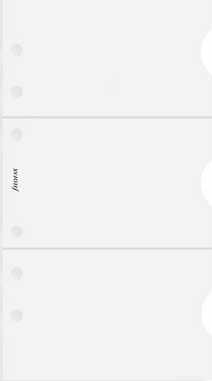 Filofax Plastic Sleeve for for Cards A5 with Holes Holder Accessories Organizer