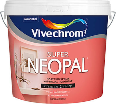 Vivechrom Super Neopal Πλαστικό Χρώμα για Εσωτερική Χρήση Καφέ 750ml