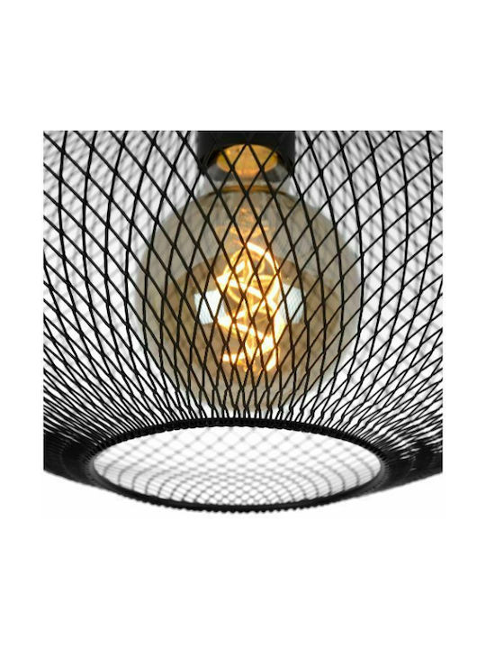 Lucide Lightning Mesh Modern Metal Ceiling Light with Socket E27 45pcs Black