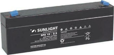 SunLight Μπαταρία UPS με Χωρητικότητα 2.3Ah και Τάση 12V 01.009.0005