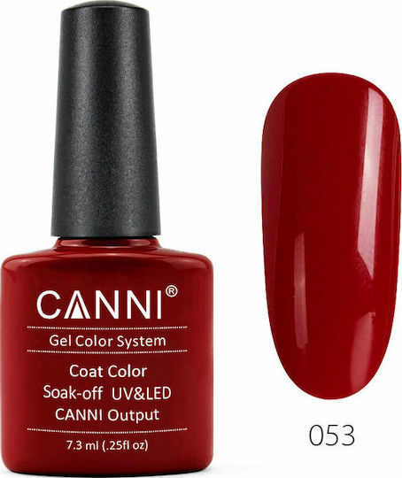 Canni Classic Ημιμόνιμο Βερνίκι Νυχιών 053 Capsicum Red 7.3ml
