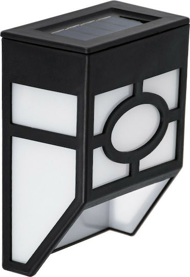 GloboStar Set of 4 Wall Solar Lights Lanterns 1W 100lm Warm White 3000K with Photocell IP65