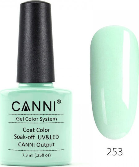 Canni Classic Ημιμόνιμο Βερνίκι Νυχιών 253 Mintcream 7.3ml