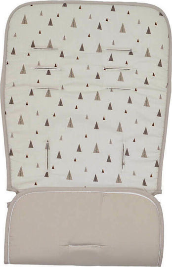 Bebe Stars Κάλυμμα Καροτσιού Triangle Διπλής Όψης 33x70εκ. Beige Fox