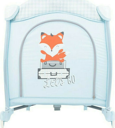Kikka Boo Dolce Sonno Plus Playpen 2 Levels with Changing Table & Mattress Light Blue 128.5x66.5cm