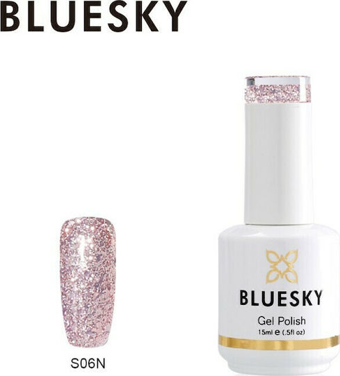 Bluesky Classic Хибриден Лак за Нокти Розово злато S06NP 15мл 1бр
