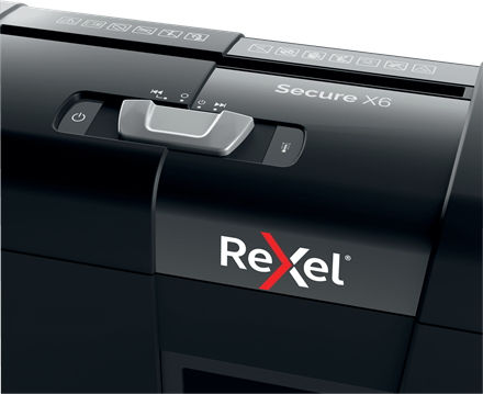 Rexel Καταστροφέας Εγγράφων Secure X6 Micro Cut 6 Φύλλων με Κάδο 10lt