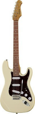 Harley Benton ST-62 Electric Guitar Stratocaster With SSS Pickups Arrangement Vintage White