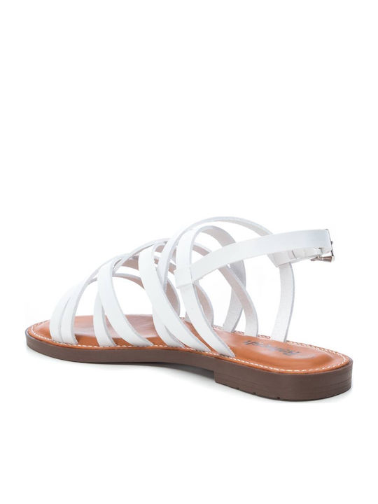 Flache Sandalen für Damen in Weiß Farbe
