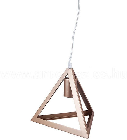 V-TAC Pyramid Lustră Bronz Rețea cu Dulie E27 25x19x125cm.
